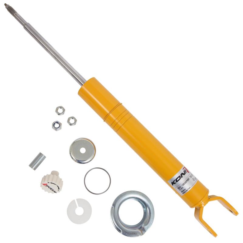Mazda MX-5 Shock Absorber - Rear - KONI - Sport, Externally Adjustable, Twin-Tube Hydraulic, Low Pressure Gas - Yellow - `16-`27